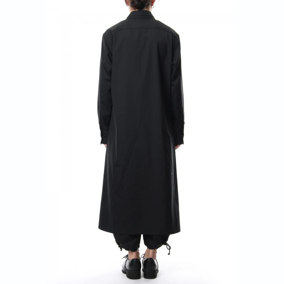 S-5XL Новая мужская одежда мода DJ стилист с двойным воротником и коротким рукавом