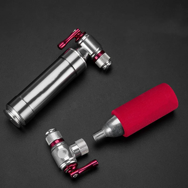 Мини насос для велосипеда СО2 надувной с изолированным рукавом воздушный