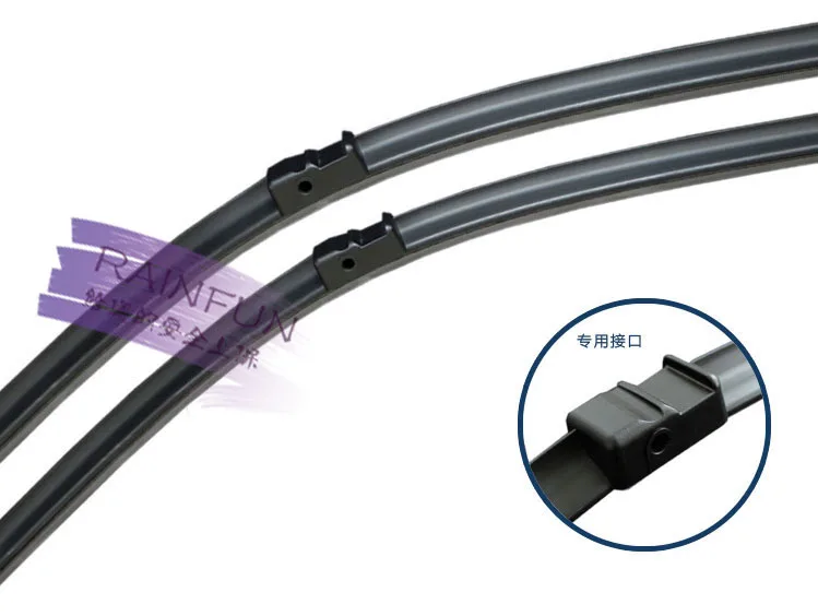 RAINFUN dedicated car wiper blade for SKODA OCTAVIA(04-13) 24+19 INCH with high quality rubber refill auto 2 pcs a lot | Автомобили и