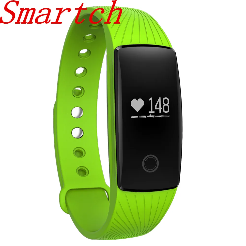Смарт браслет Smartch Bluetooth V05C пульсометр шагомер фитнес трекер PK Xiaomi mi Band