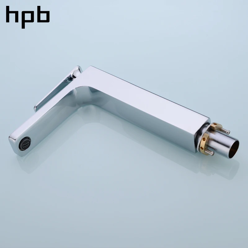 HPB квадратный стиль высокий смеситель для бассейна водопроводный хромированный