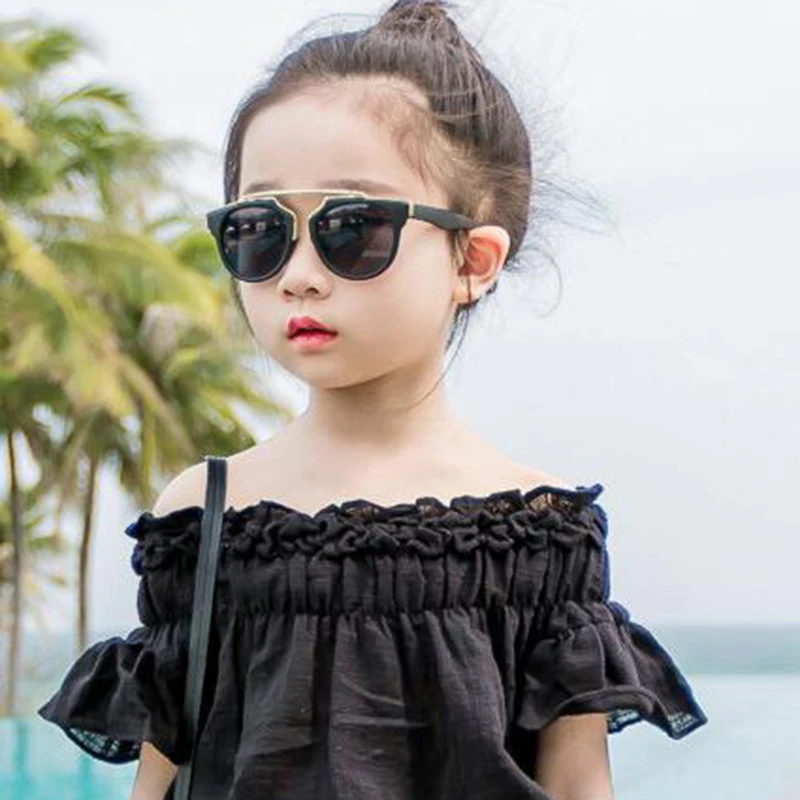 Модные детские солнцезащитные очки с одной оправой, солнцезащитные очки для девочек и мальчиков, детские солнцезащитные очки uv400, солнцезащ...