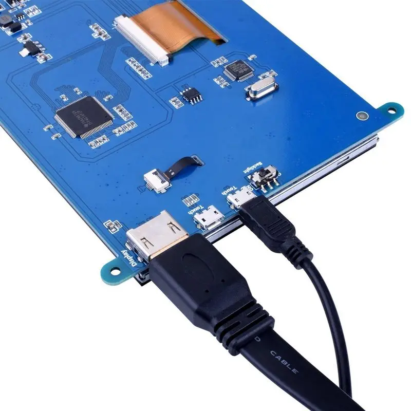 7-дюймовый сенсорный TFT ЖК-дисплей модуль HDMI 800x480 для Raspberry Pi 3 2 Model B и RPi 1 + A BB Черный