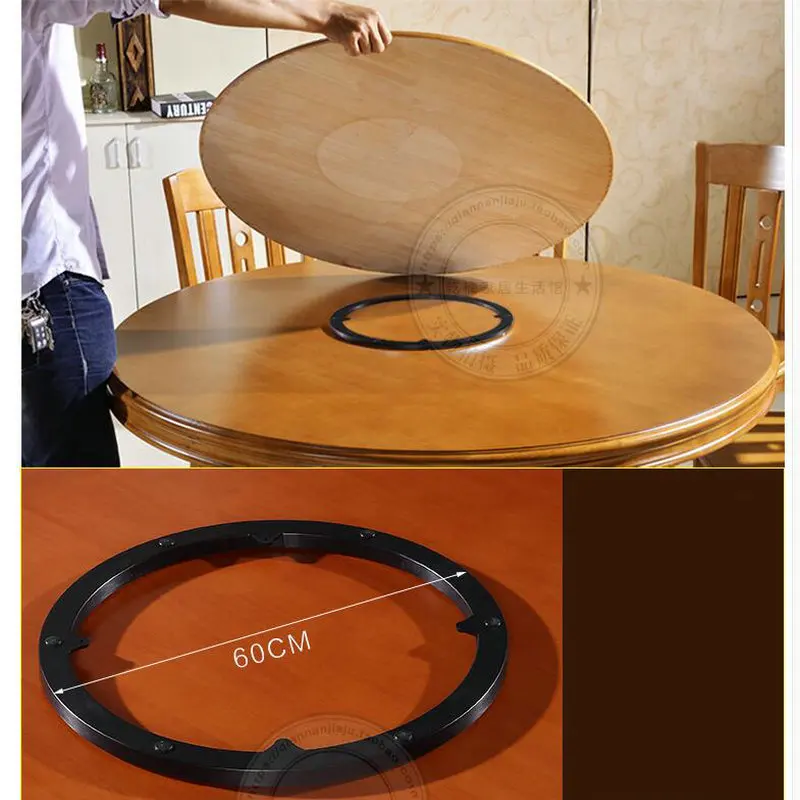 Декоративный узор из массива дуба Деревянные проигрыватели подшипник lazy susan