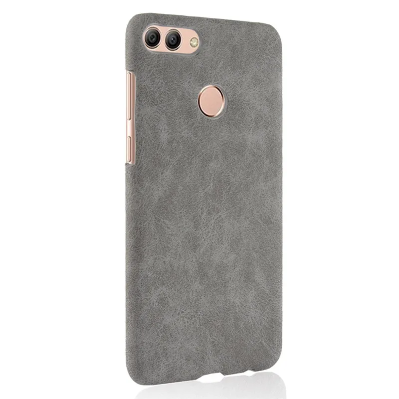 For Huawei Y9 2018 Case PU Leather Hard Plastic Back Cover Phone Y 9 FLA-LX1 |