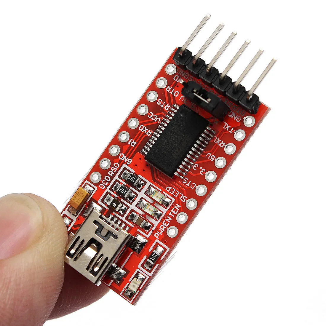 Последовательный преобразователь FT232RL FTDI USB в TTL модуль адаптера для Arduino