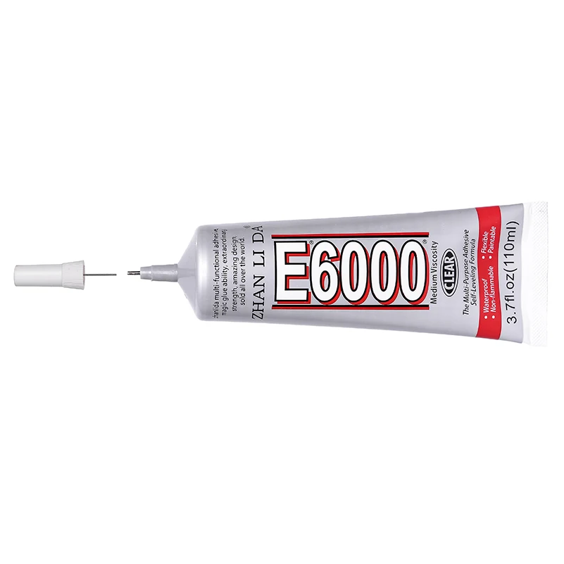 5 шт 9 мл E6000 клей жидкий Сенсорный экран Стекло древесины УФ ЖК дисплей Ткань