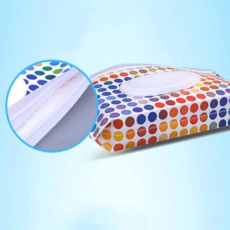 Экологичный косметичка удобный для переноски контейнер салфеток случайная