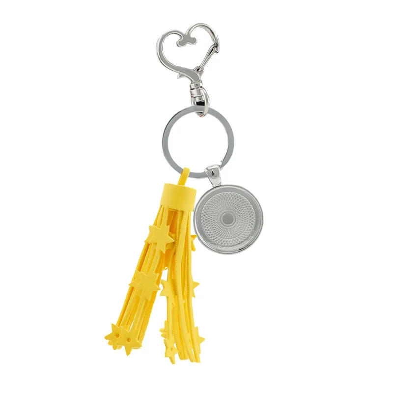 JOINBEAUTY Musical Instrument Picture Pendant Keychain Music Note Glass Dome Tassel Heart Clasp Key Ring Holder Women Gift T610 | Украшения