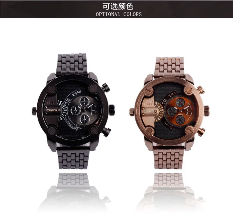 Аутентичные OULM HT3130 часы Montres de MARQUE De Luxe негабаритных циферблат Reloj Hombre асеро inoxidable Relógio masculino DZ
