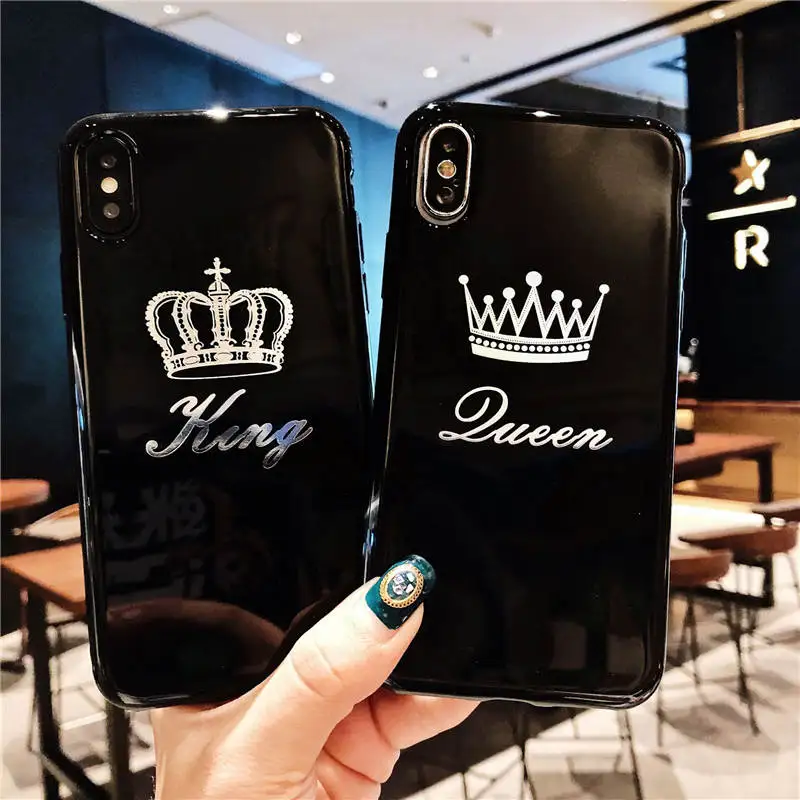 Подходит для простого глянцевого чехла мобильного телефона с короной Iphone 66S 78 78Plus