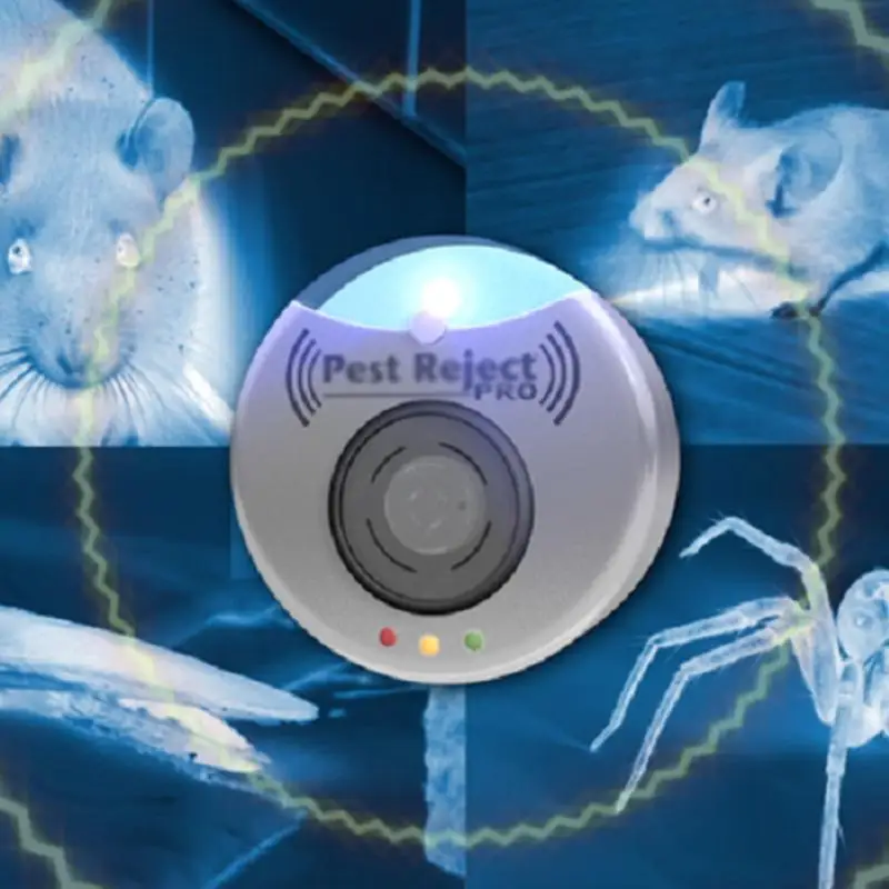 2020 Новый Pest Reject Pro - антинасекомый ультразвуковой репеллент с площадью покрытия 300 квадратных метров - убийца крыс, комаров и мух.