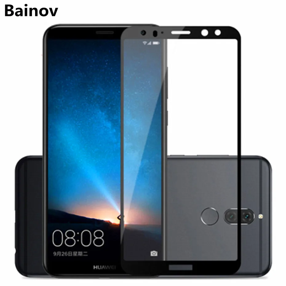2 шт 9 H закаленное стекло на huawei mate 10 lite протектор экрана Защитное для Nova 2i