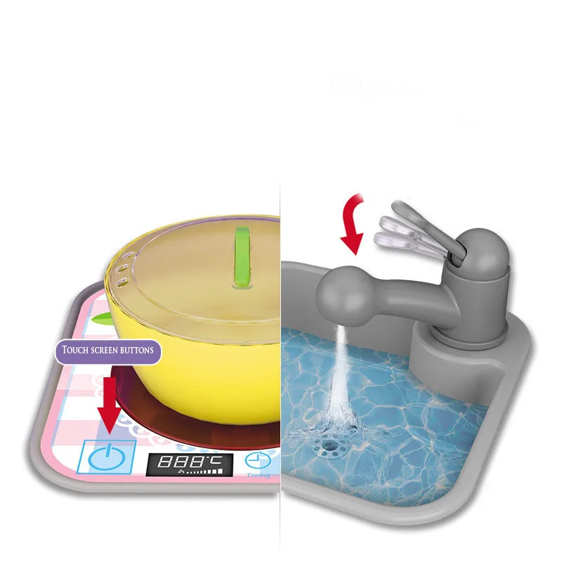 Детские Имитационные кухонные игрушки детские игровые набор в