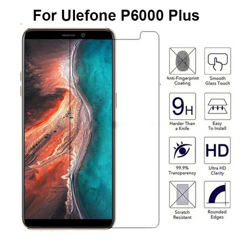 Закаленное стекло P 6000 Plus для Ulefone P6000 защита экрана мобильного телефона чехол