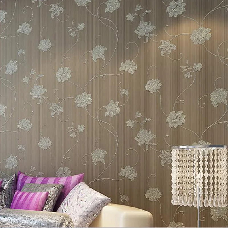 Q QIHANG пасторальный Стиль Печатные экологически чистые нетканые обои для спальни