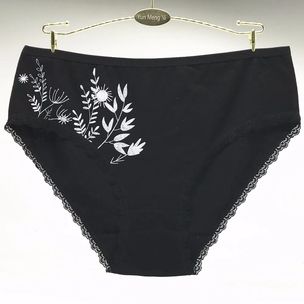 Нижнее белье женское хлопковые 4 шт./лот большие размеры 2XL/3XL/4XL 89252|Женские