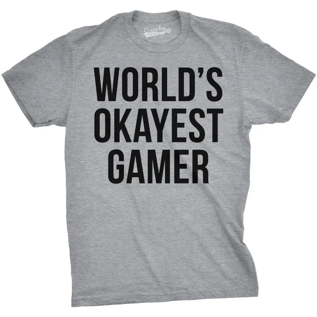 Для мужчин s миры Okayest футболка с надписью Gamer Смешные видео игры Geek для ботаников