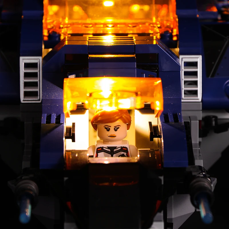 Vonado Legoings 76126 светодиодный световой фильм Супермен Мститель Bad Cop строительные