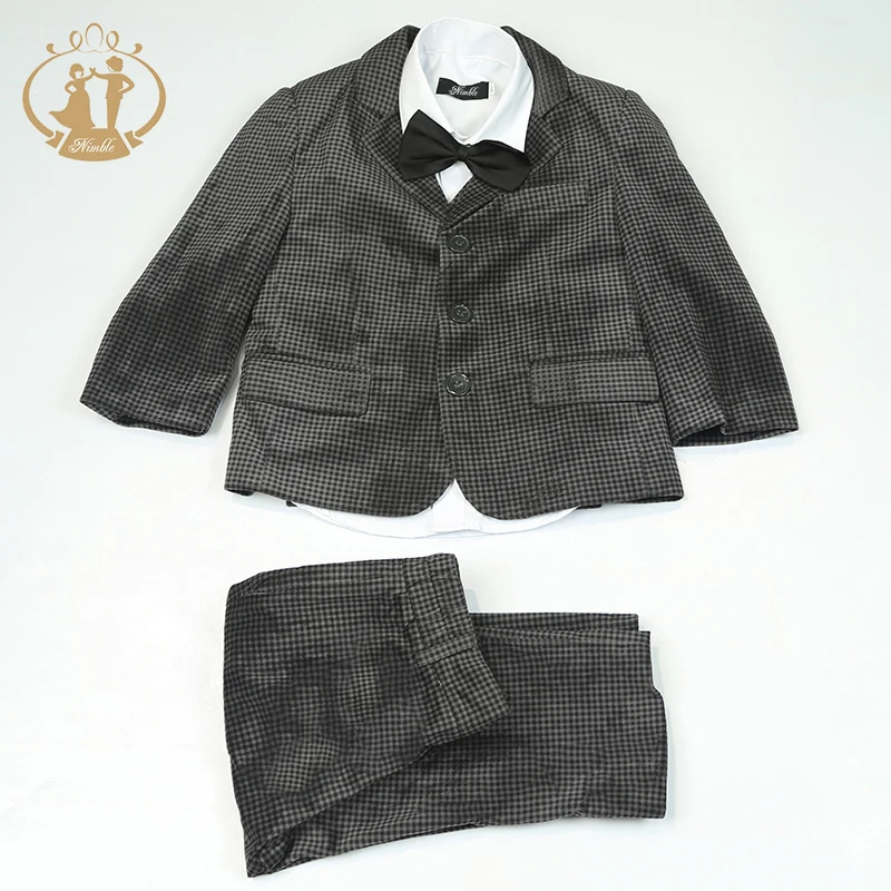Nimble/костюм для мальчиков; roupas infantis menino; костюм; Enfant Garcon; свадебные костюмы для мальчиков; блейзер для мальчиков; Casamento
