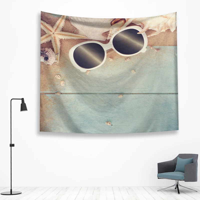 tapestry 7 Гобелен раковина Бохо хиппи стены психоделический гобелен Tapiz pared Tela Wandkleed Tapisserie фермерский дом Декор Tenture Tapiz Плайя - Цвет: tapestry 7