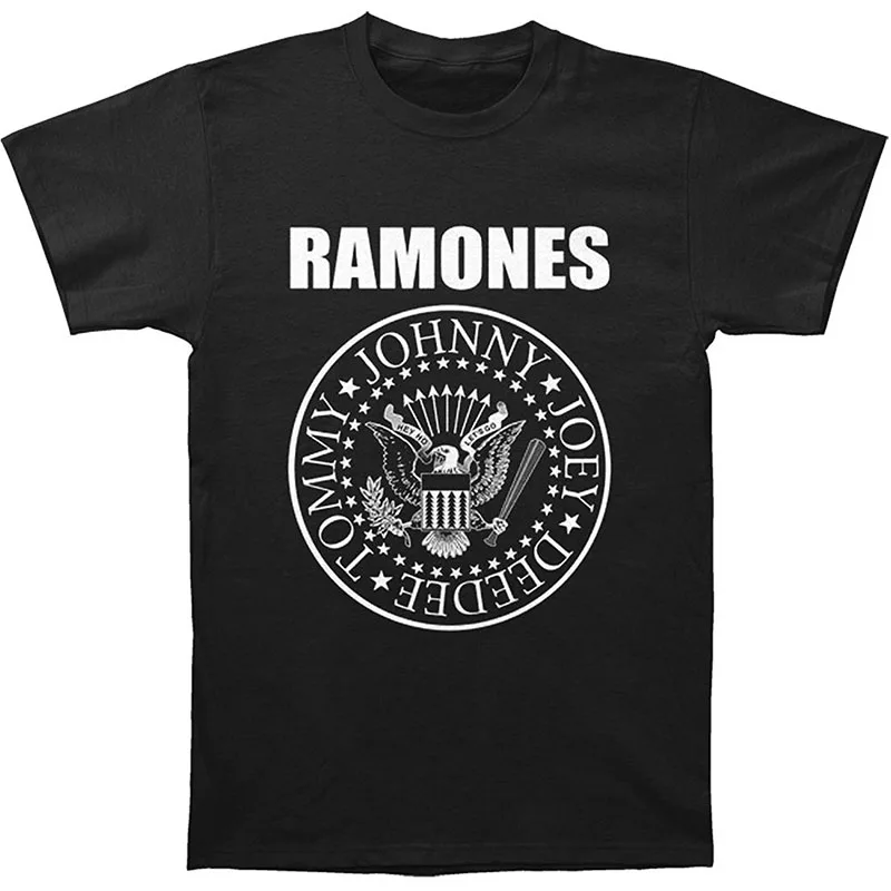 2018 Новое поступление Для мужчин футболка новые Ramones Мужчин's президентская