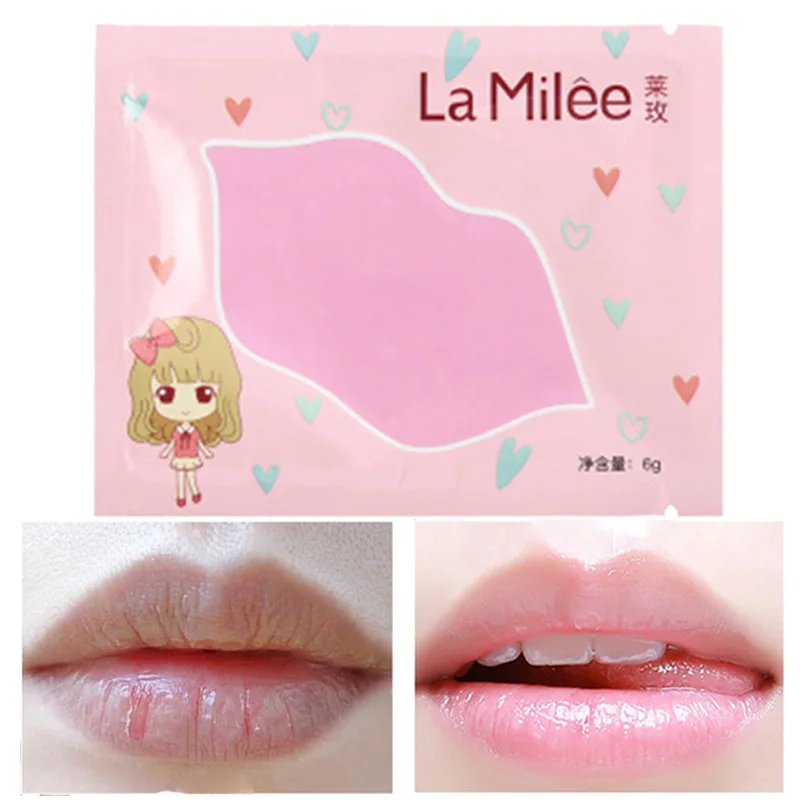 Горячая Распродажа маска для губ увлажняющий экстракт растительного цветка