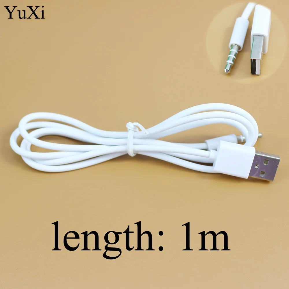 Аудиоразъем YuXi AUX 3 5 мм штекер USB 2 0 кабель переходник для зарядки MP4 MP3 автомобиля