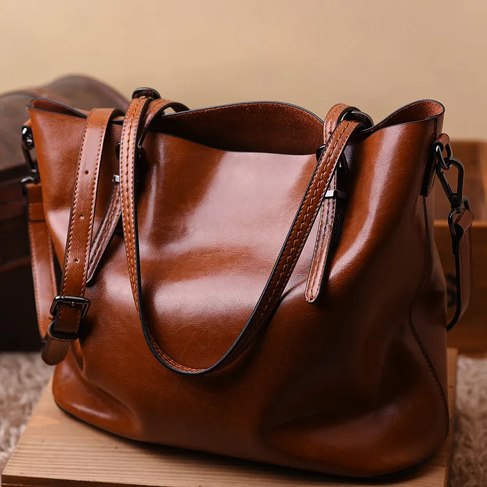 Женская сумка тоут WOONAM из натуральной вощеной кожи WB380|bag f|bag fashionf bag |