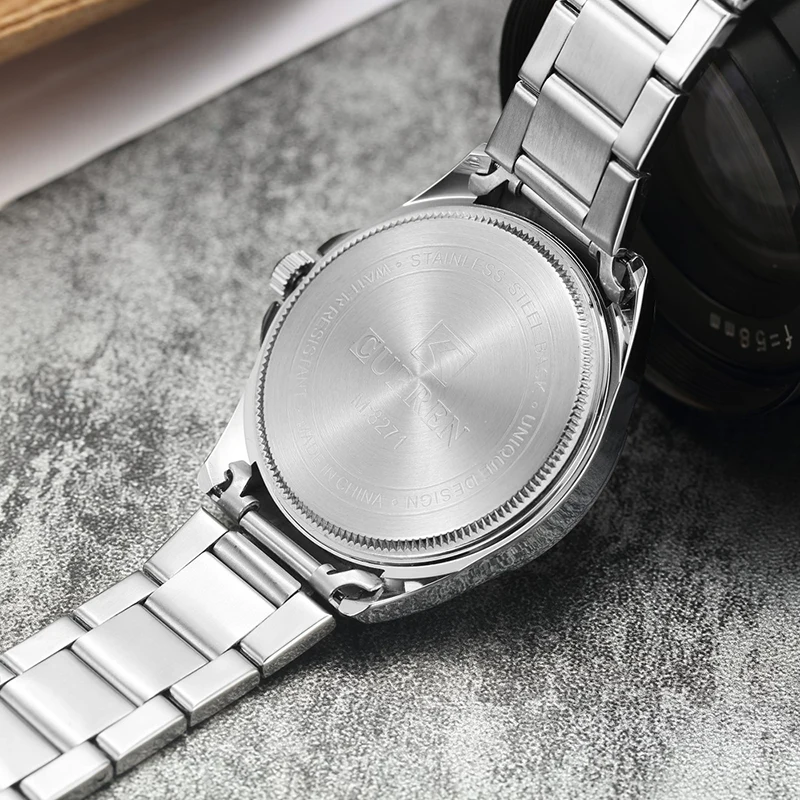 Часы Curren Мужские кварцевые водонепроницаемые с календарем|calendar 2017|calendar men watchcalendar