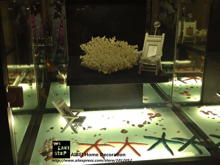 Цветная натуральная Морская ракушка, 1 сумка, Средиземноморский стиль, украшение для аквариума, спасательный круг, рыба, лодка, морская звезда, аксессуары, сделай сам, сборка