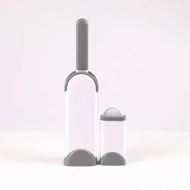 Gray Set Меховая щетка Волшебная меховая Чистящая Щетка многоразовая Волшебная для удаления ворсинок и пыли шерсть домашних животных Кошки статическая портативная щетка щетки для чистки одежды - Цвет: Gray Set