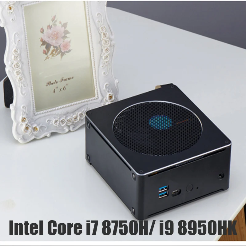 Intel Coffee Lake Core i7 8750H мини ПК Windows 10 pro UHD graphics 8850H DDR4 Ram M.2 SSD Linux Micro Computer|Мини ПК| |