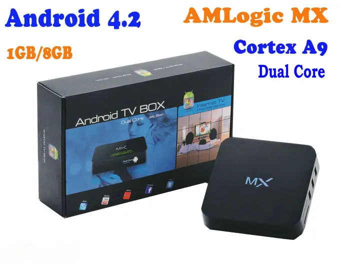 2014 First Google Android 4.2 TV box Amlogic 8726 MX Dual core 1.5GHz 1GB RAM 8GB ROM Support XMBC Netflix Youtube|box hdmi|android navigationbox