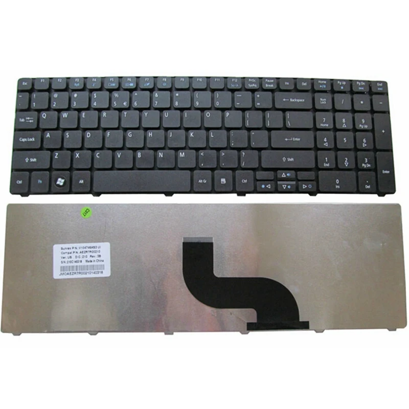 Клавиатура для ноутбука Acer Aspire 5750 5750G 5253 5333 5340 5349 5360 5733 5733Z 5750Z 5750ZG US на английском