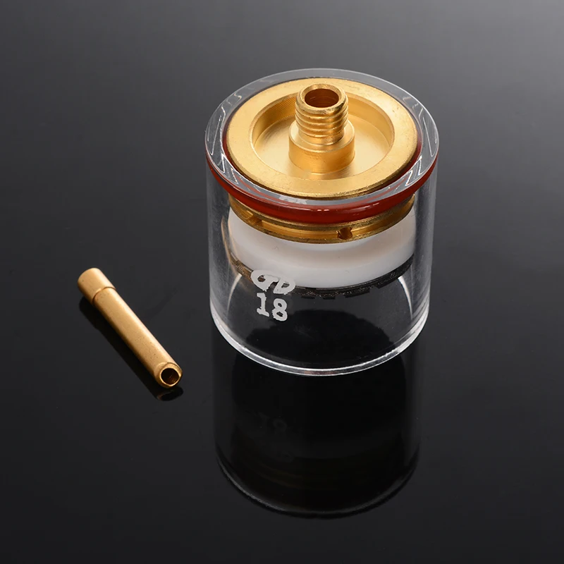 5 шт. TIG сварочный фонарь чашки бокал для шампанского Stubby чашки газовое цанговый Насадка Экструдер комплект для WP-9/20/25 3/3" 2,4 мм