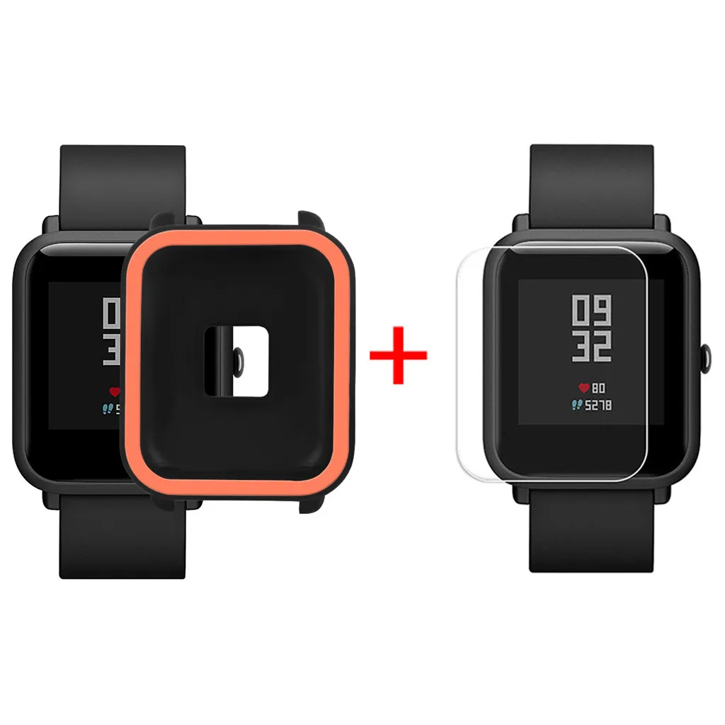 Z523 крышка 2019 Мягкий силиконовый чехол для Huami Amazfit Bip Молодежные часы с защитой