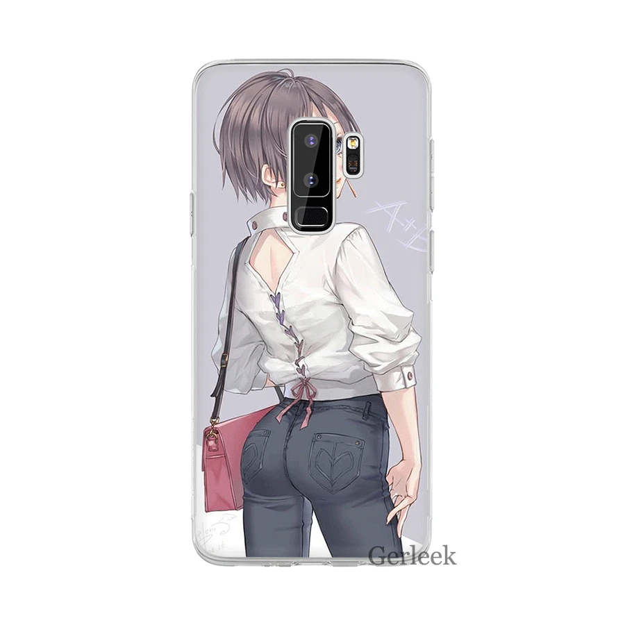 Чехол Desxz Comic Pretty Girl для Samsung Galaxy J1 J2 J3 J5 J7 J6 Prime Жесткий сумка | Мобильные телефоны и