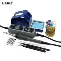 saike 908d portable thermostat soldering iron heat electric soldering iron welding soldering adjustable temperature 220v eu