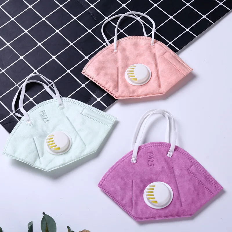 Хлопок PM2.5 противопылевая Маска дыхательный клапан Анти пыль угольный фильтр