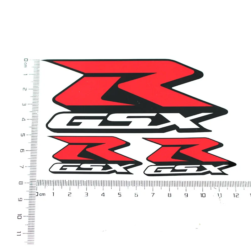 Черная Виниловая наклейка для SUZUKI GSXR отражающий логотип мотоцикла GSX R