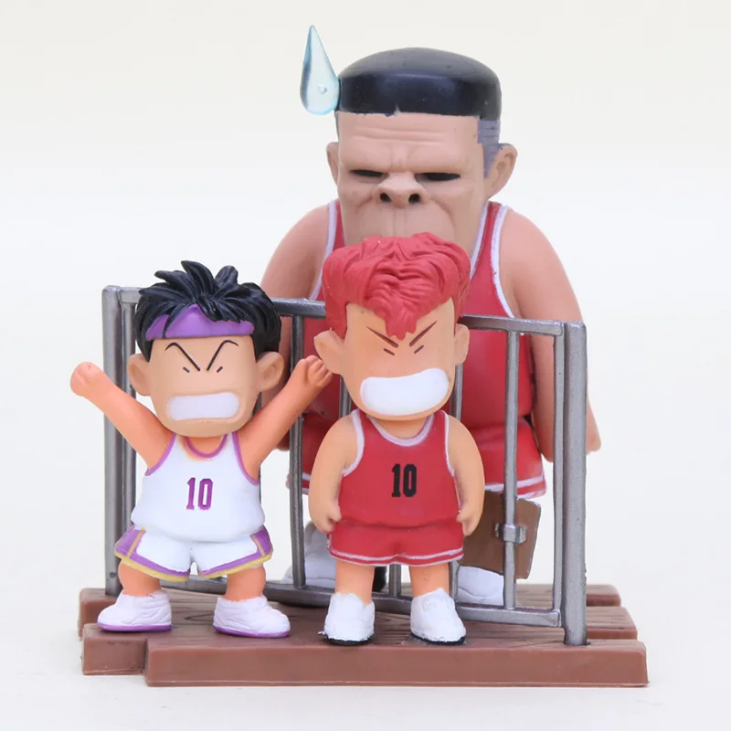 Аниме мультфильм Slam Dunk Sakuragi Hanamichi Rukawa Kaede ПВХ Фигурки коллекционные