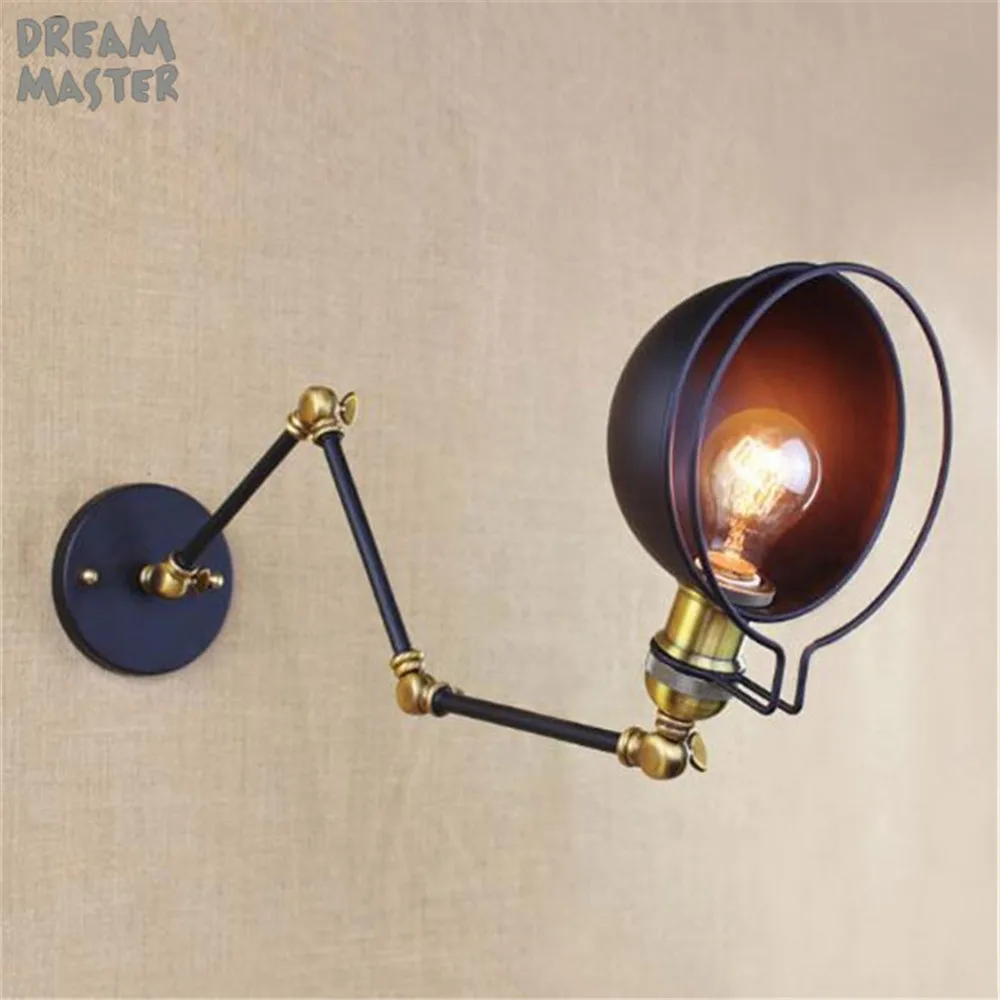 Black wall lights bedside lamp high quality sconces lamp indoor lighting wall lamps industrial sconce modern de la pared lampada