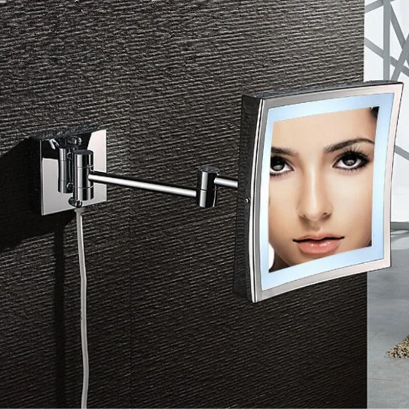 Зеркало для ванной настенное Латунное с увеличением в 3 раза 8 дюймов|bath mirror|led wall
