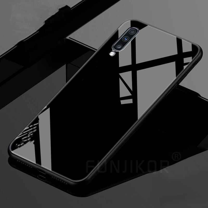 Роскошный противоударный чехол из закаленного стекла для Samsung Galaxy A10 A30 A40 A50 A70 A20S