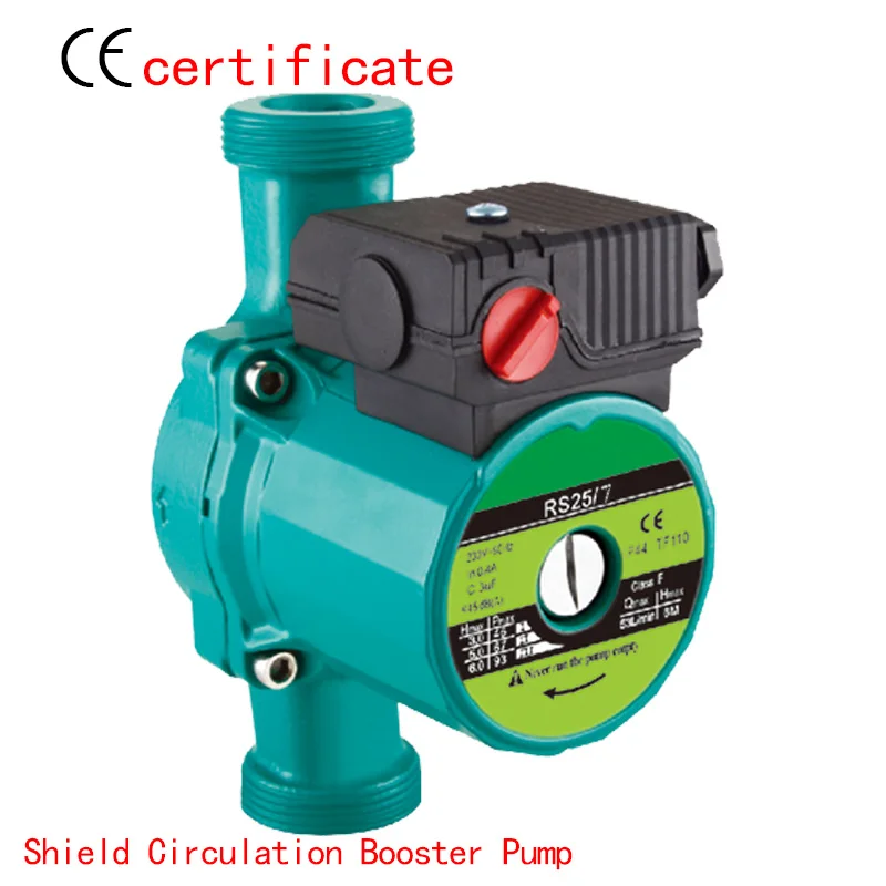 

CE Approved shield circulating booster pump RS25-7, pressurized with industrial equipment, air condition, solar , warm water