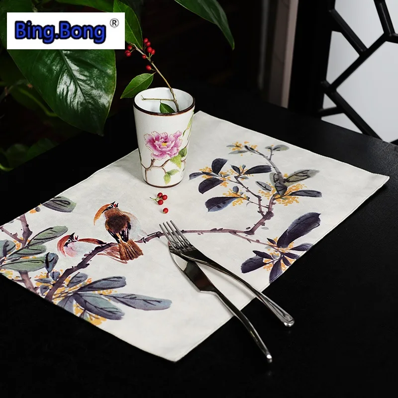Коврик для еды подстилка новая ткань в китайском стиле искусство
