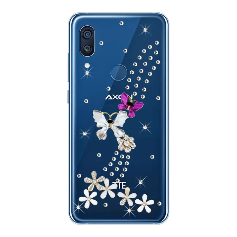 Для ZTE Nubia Z18 Z17 mini Z11 Z9 Crystal Bling чехол для телефона Axon 7 7S M2 lite N3 N2 N1 со стразами |