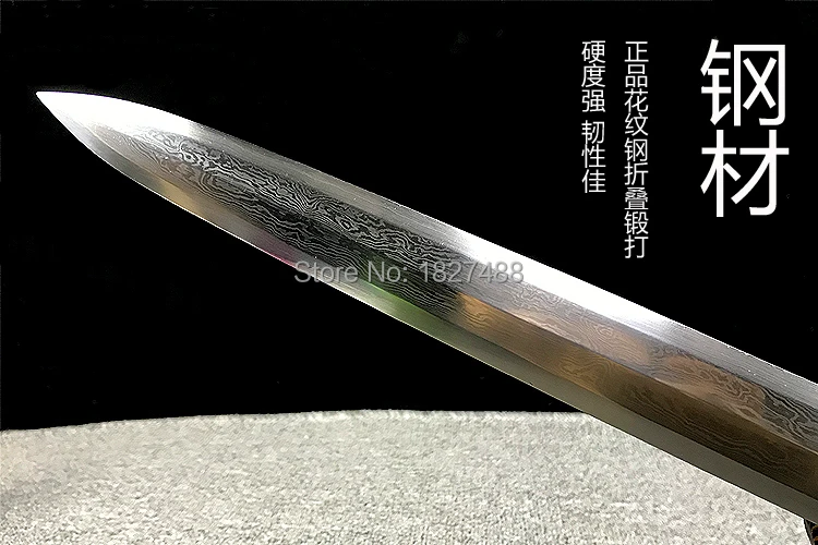 Бутиковый латунный нож с 8 боковыми лезвиями из дамасской стали|sword jian|knives knifesword