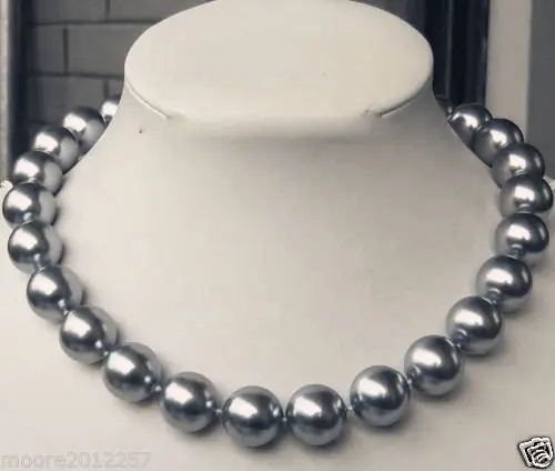 Очаровательная бижутерия 12 мм жемчужное ожерелье с морской ракушкой модное